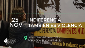 Lee más sobre el artículo «Indiferencia también es violencia» Gustavo Ratto se suma a campaña