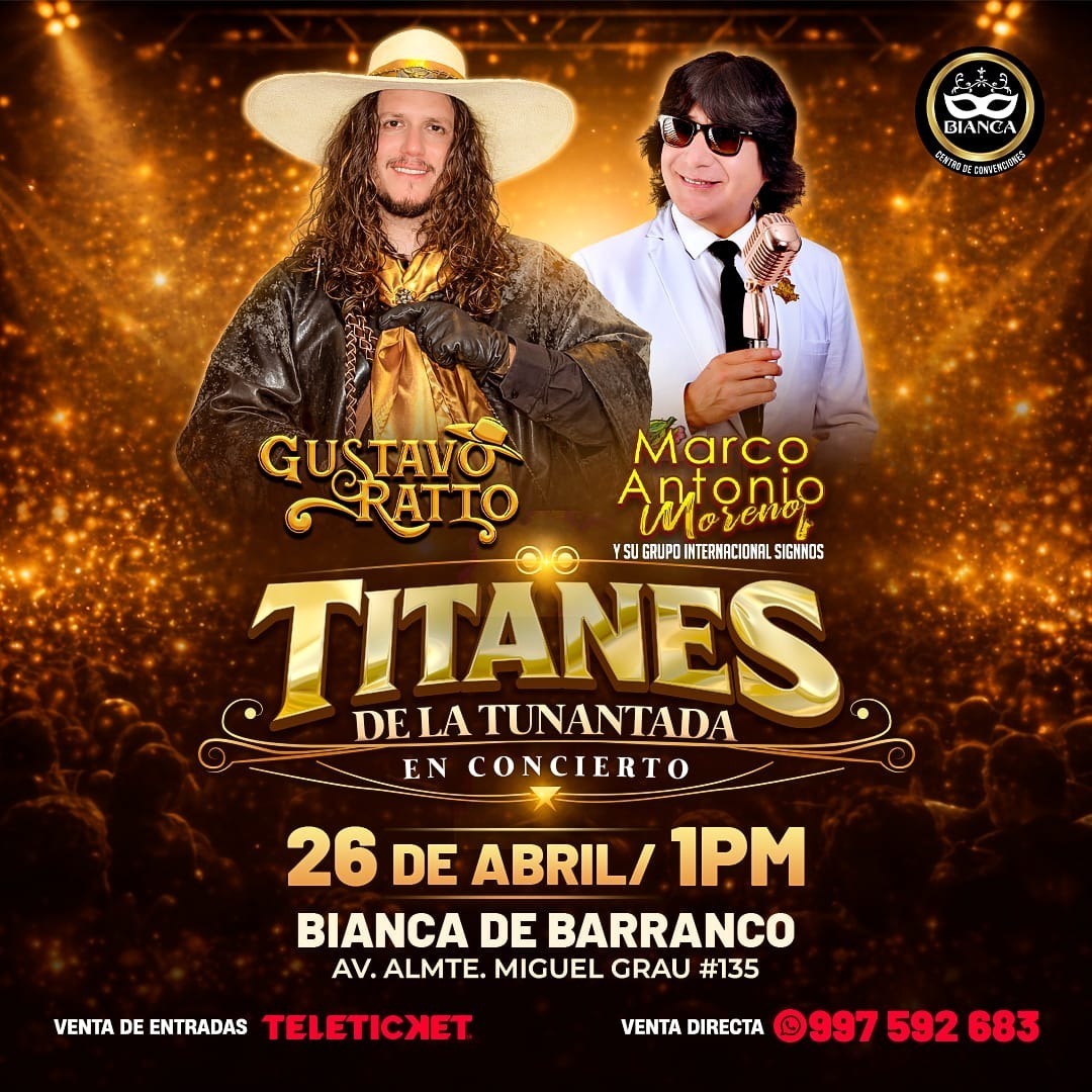 En este momento estás viendo Titanes de la Tunantada – Almuerzo Show en Vivo